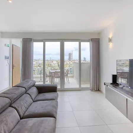 Stunning 3br Penthouse, Opposite The Harbour By 360 Estates Apartment Pietà